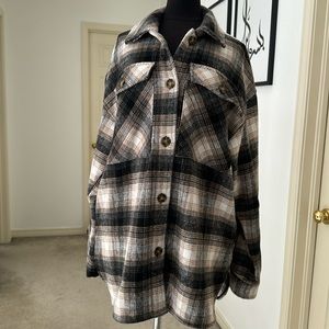 Wild Fable Plaid Shacket / Size M